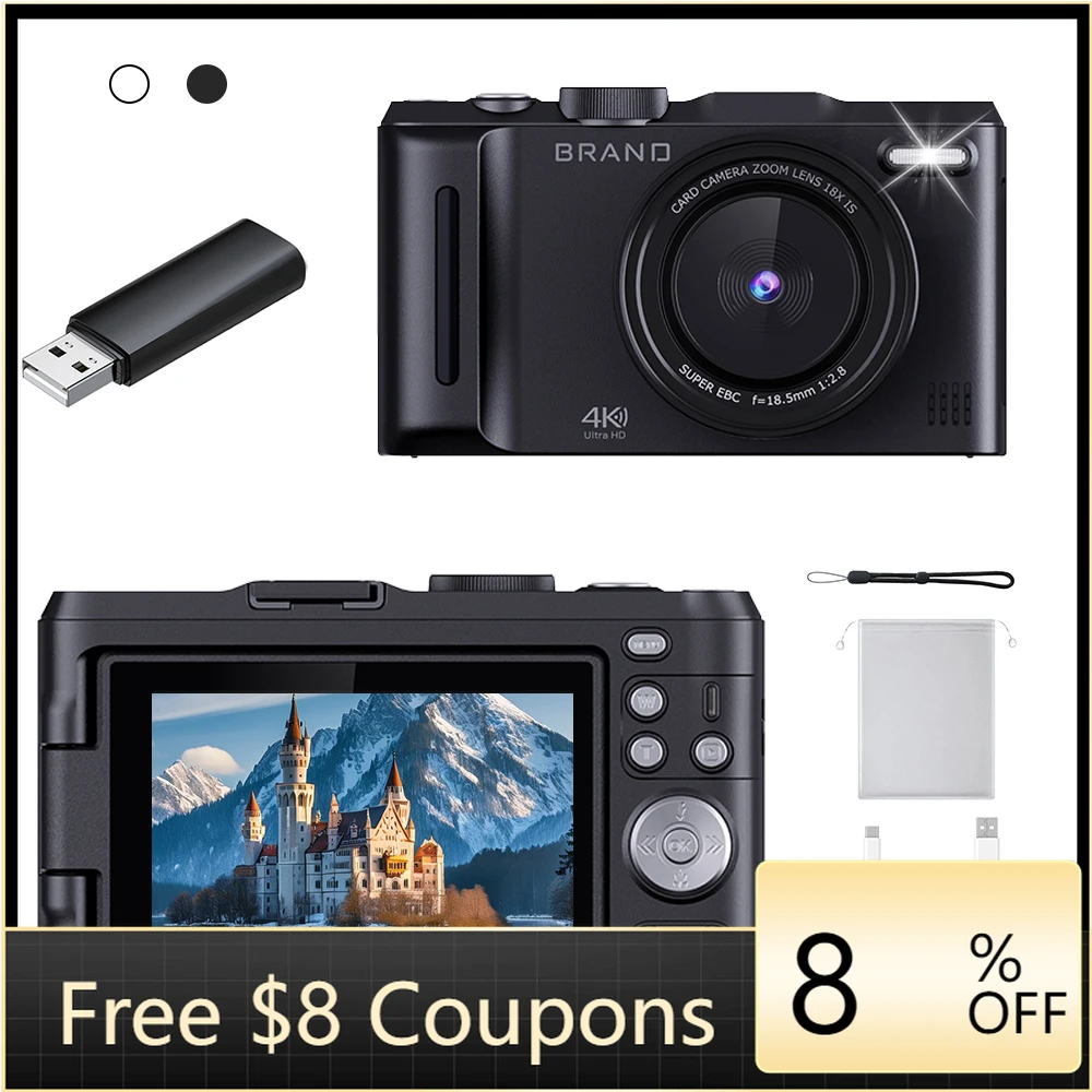 

STLF Professional 18X Zoom 50MP Digital with 4K Video 3 Inch Display 2000mAh Ultra-long Battery Life Factory Price