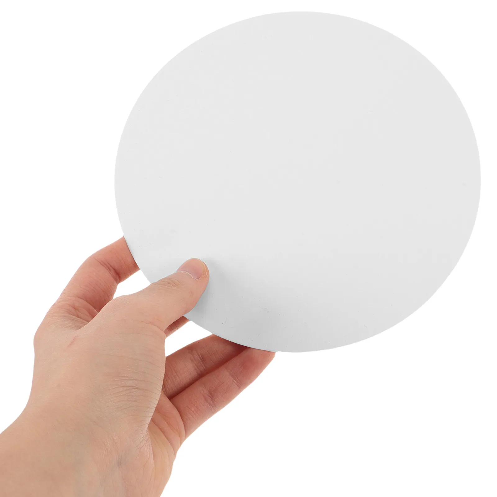 80Pcs Round White Cardstock Circles Thick 6 Inch Smooth Surface Precut Paper Circles for Crafts Origami Classroom Use