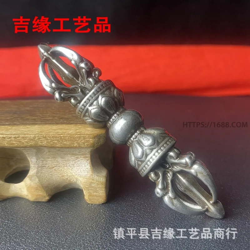 

Four-Strand Vajra Retro Nepal Tibetan Jewelry Iron Jewelry Puba Necklace Pendant Hanging Vajra Pestle