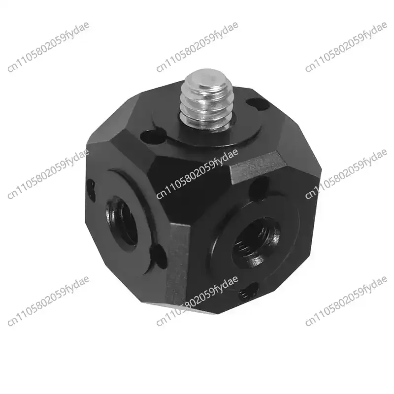 Universal Tripod Screw Hole Adapter， Cubic Mount For Magic Arm Flash Vlog Video Fill Light Microphone Extension Mount Head