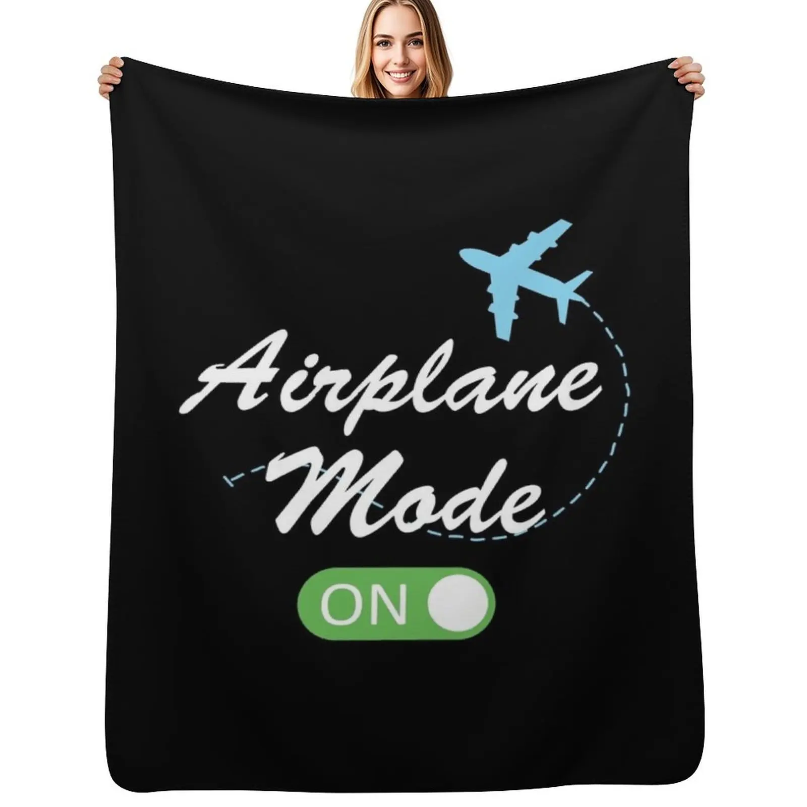 Airplane Pilot Aviation Helicopter Gift Throw Blanket Single Soft Beds Large Weighted Decorative Sofas Blankets
