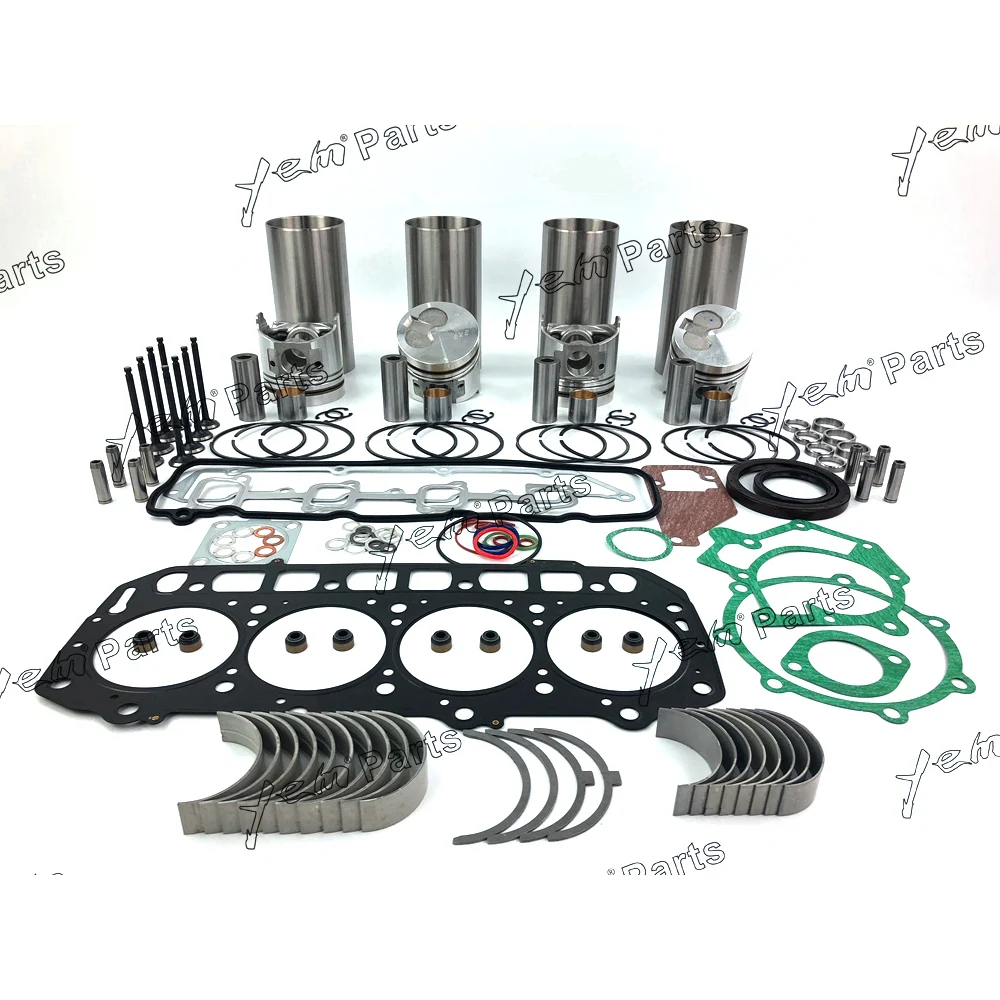 

For Yanmar engine 4TNE98 Repair kit liner kit bearing set full gasket set valve guide seat