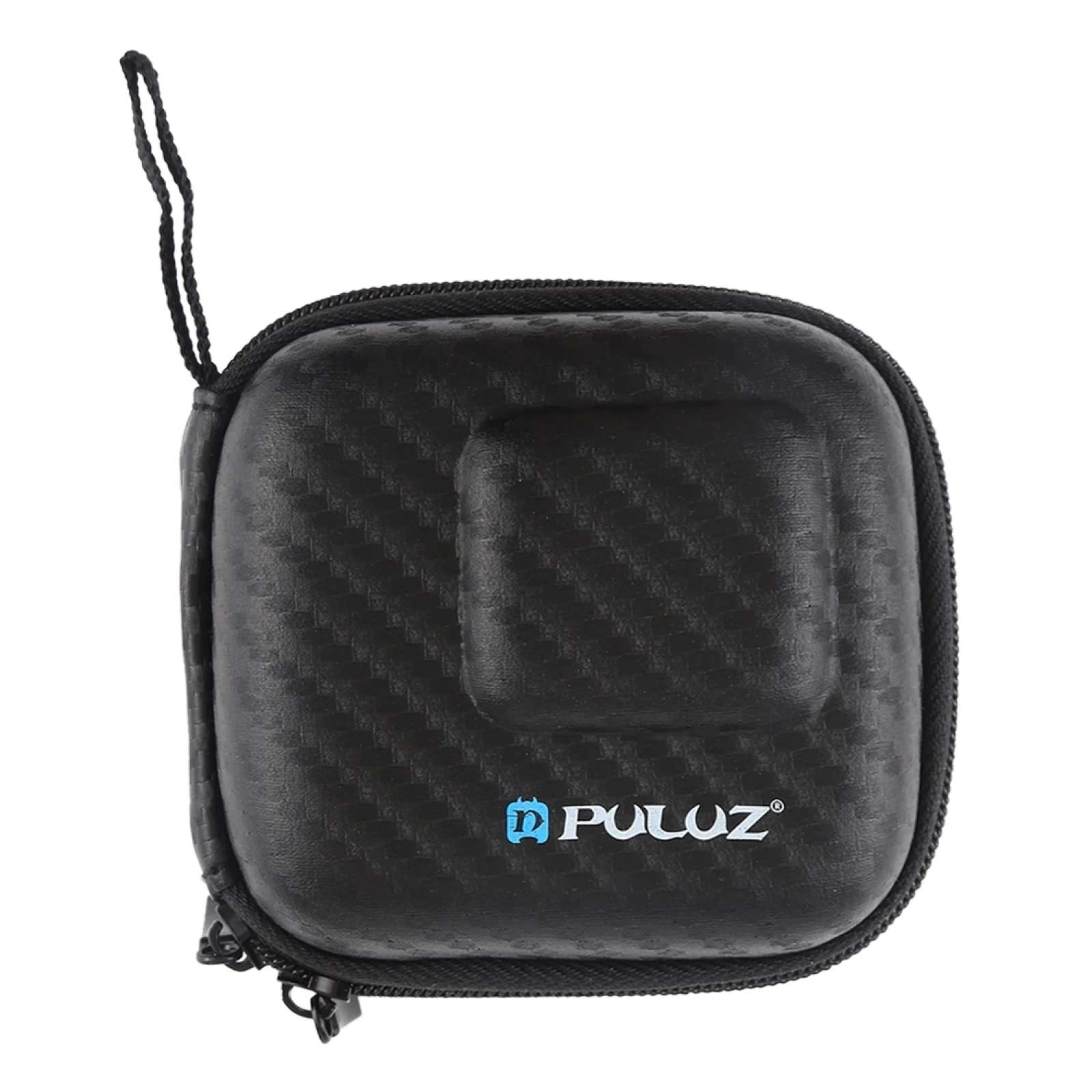 PULUZ Mini Portable Carbon Fiber Storage Bag for GoPro HERO13 Black /12 Black /11 Black /10 Black /9 Black and other Similar Siz