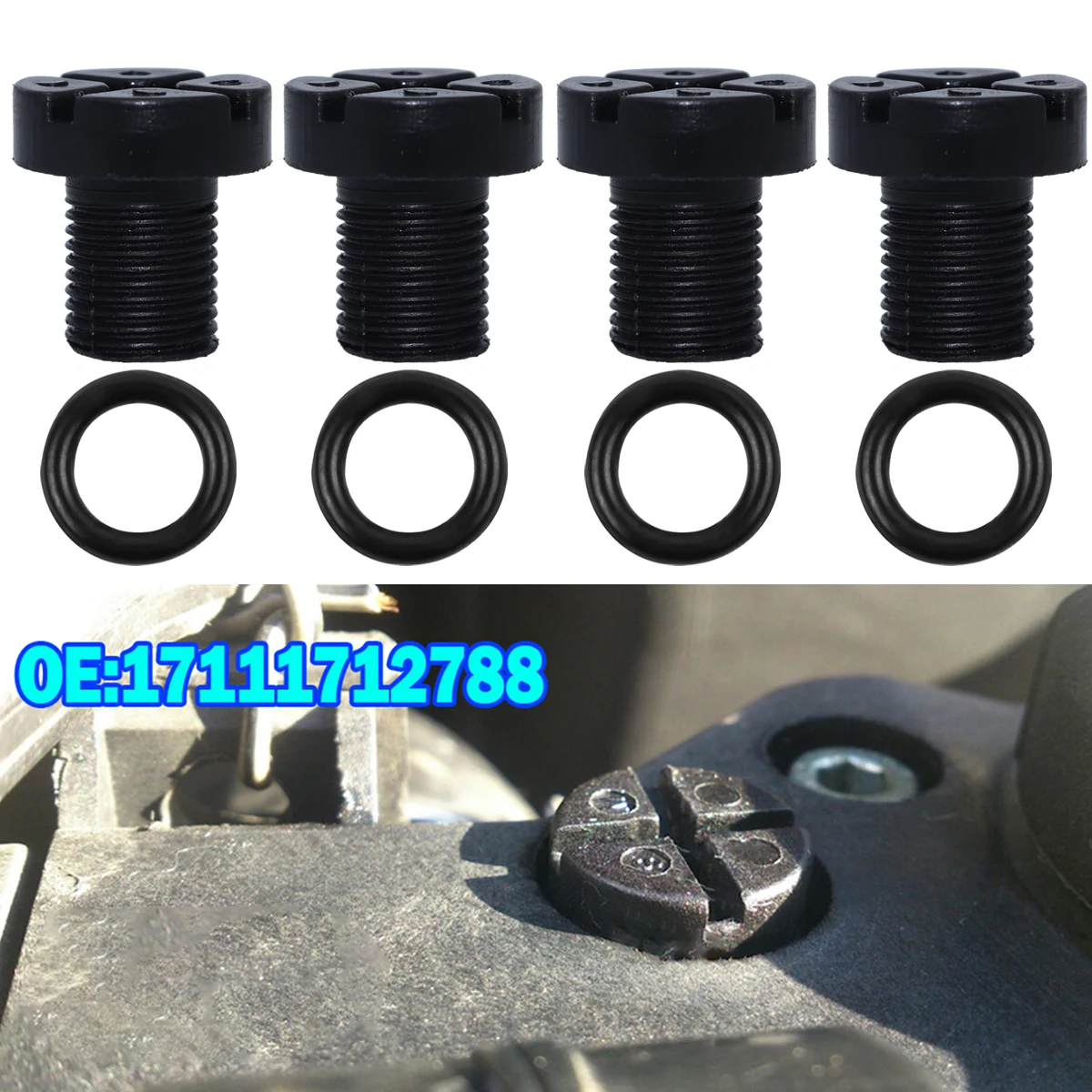 4x parafuso sangrador da válvula de ar do líquido refrigerante para bmw f30 e30 e36 e46 e90 e91 tampa do radiador tanque expansão plug ventilação