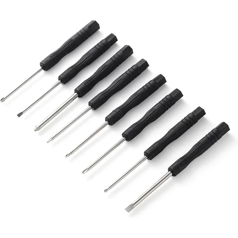 Non in magazzino. fuori stoock..Set di cacciaviti di precisione da 8 pezzi Kit di strumenti di riparazione per cacciaviti a taglio Phillips Torx Star Non-S