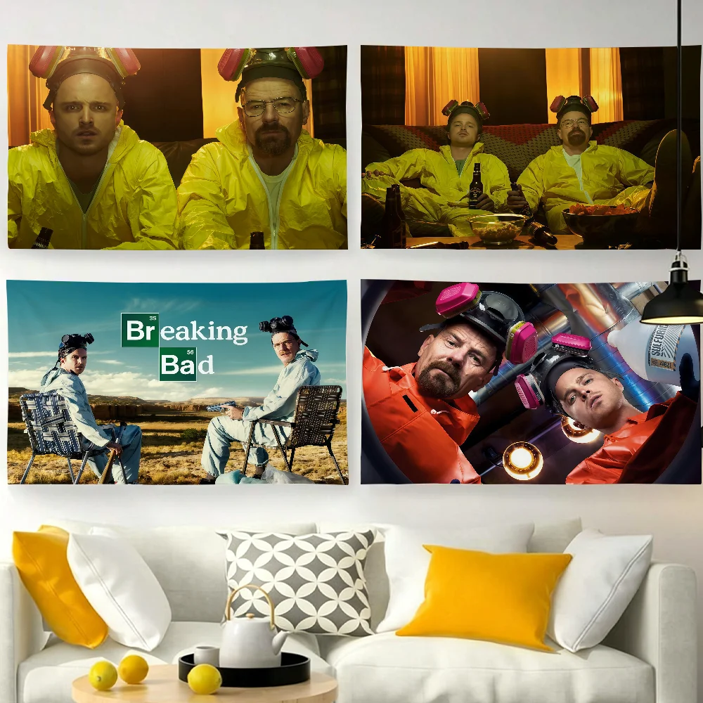 TV Series Breaking B-Bad flag For Garden Party Living Room Home Balcony Wall Decor Banner Bedroom Outdoor Tapestry