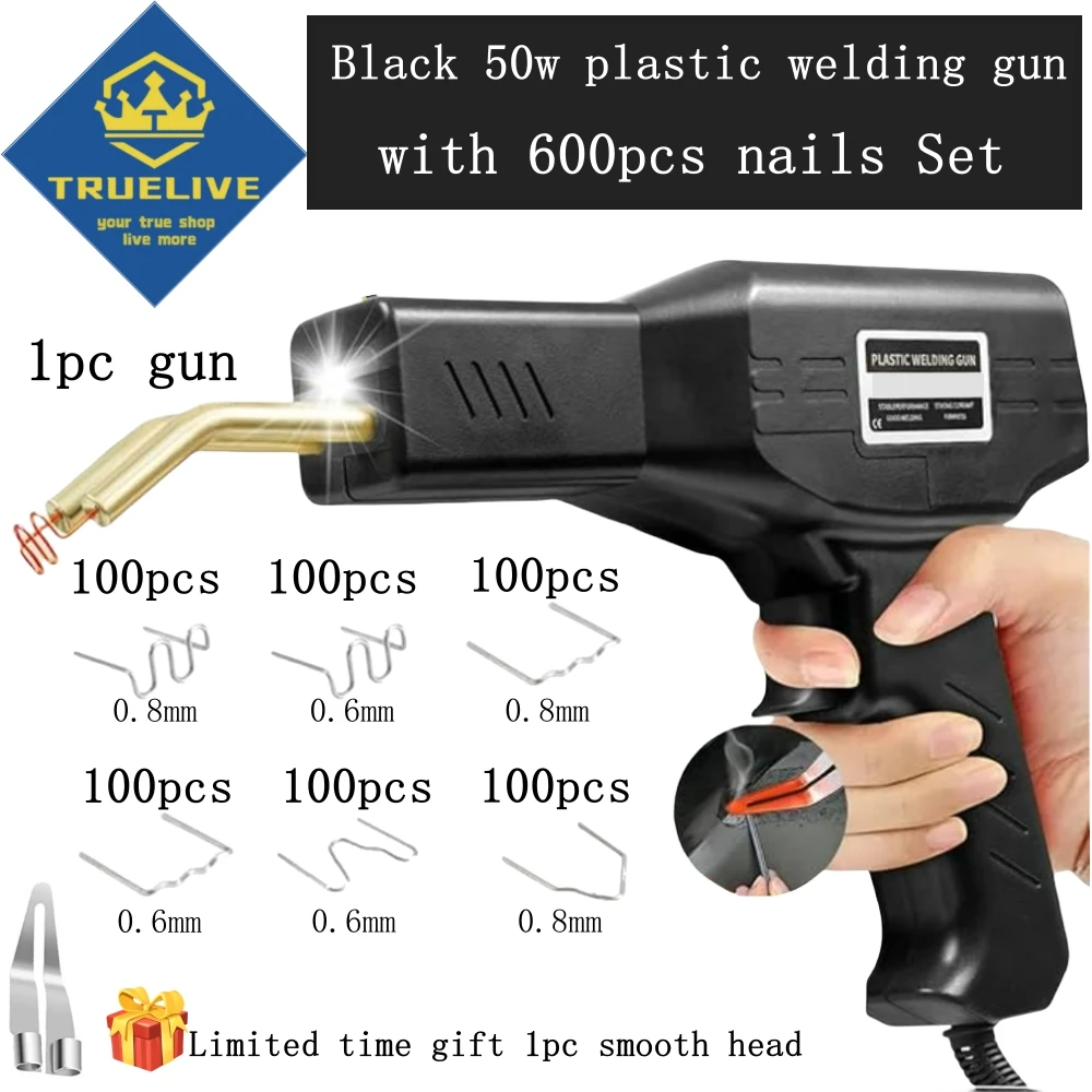 3000/1200/200 Stuks Hot Nietmachine Plastic Lasmachine Auto Bumper Reparatie Kit Pvc Plastic Reparaties Hot Nietmachine nietjes Soldeerpistool