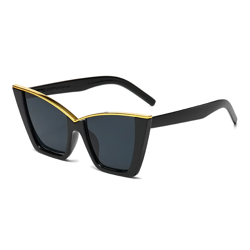 Neue Vintage Cat-Eye Sonnenbrille für Damen und Herren, Marken-Quadrat-Sonnenbrille, Große Brillen für Männer und Frauen, Speziell Geformt
