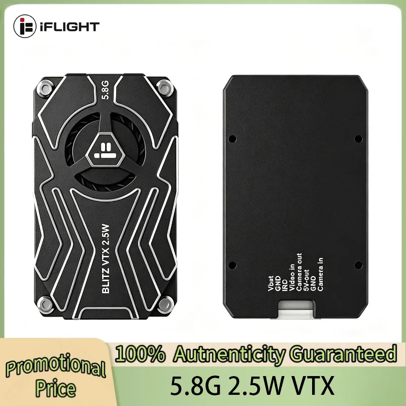 IFlight BLITZ Whoop 5.8Ghz 40CH 2.5W 2-8S VTX Built-in Microphone MMCX Interface IRC Tramp for FPV Drone