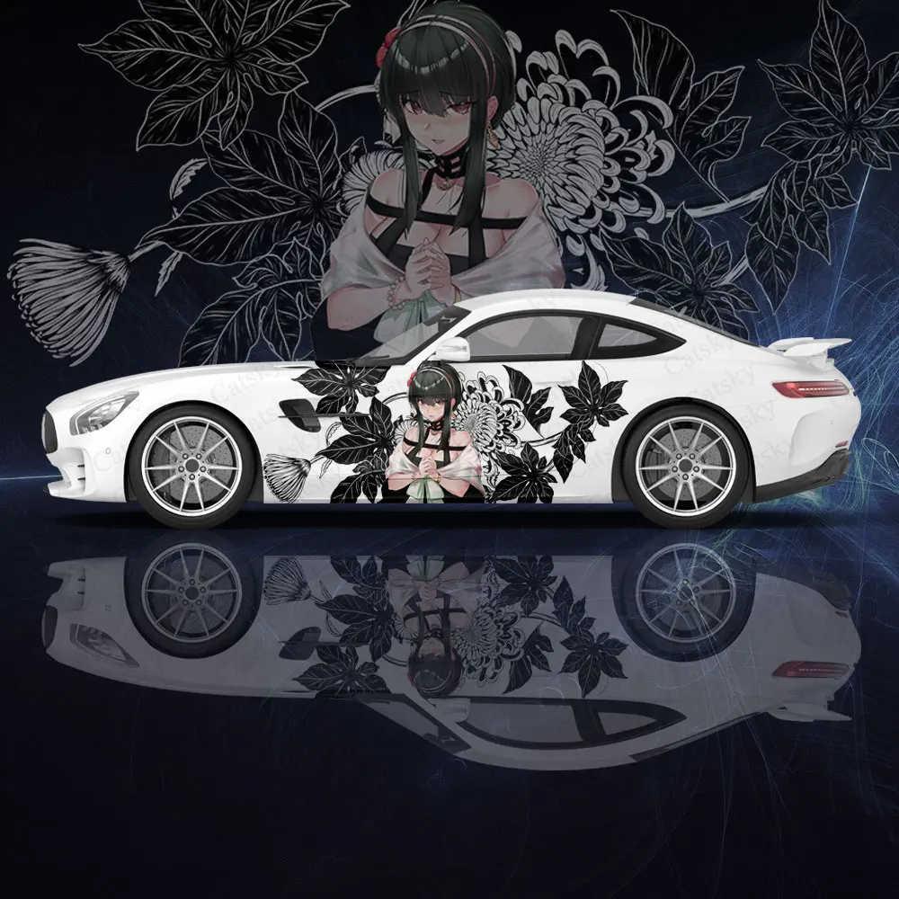 

Yor Forger Sexy Anime Girl Car Body Stickers Anime Itasha Vinyl Car Side Decal Sticker Car Sticker Automotive Decor Film