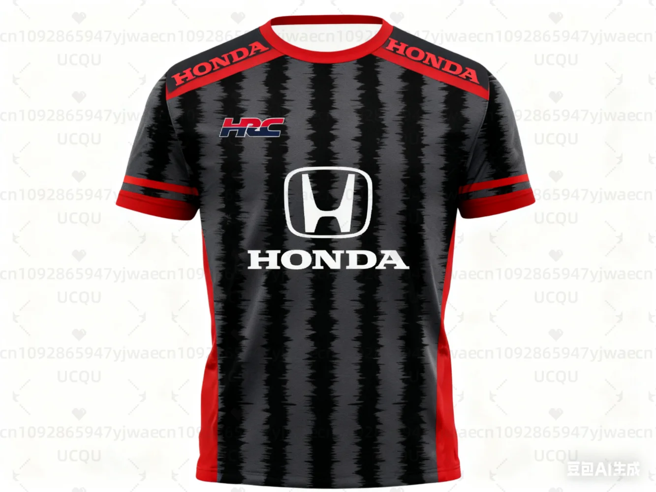 ثلاثية الأبعاد طباعة الرجال النساء هوندا الصيف تي شيرتات قصيرة الاكمام دراجة نارية رياضية سباق سريعة الجافة جيرسي عشاق الدراجات النارية #4