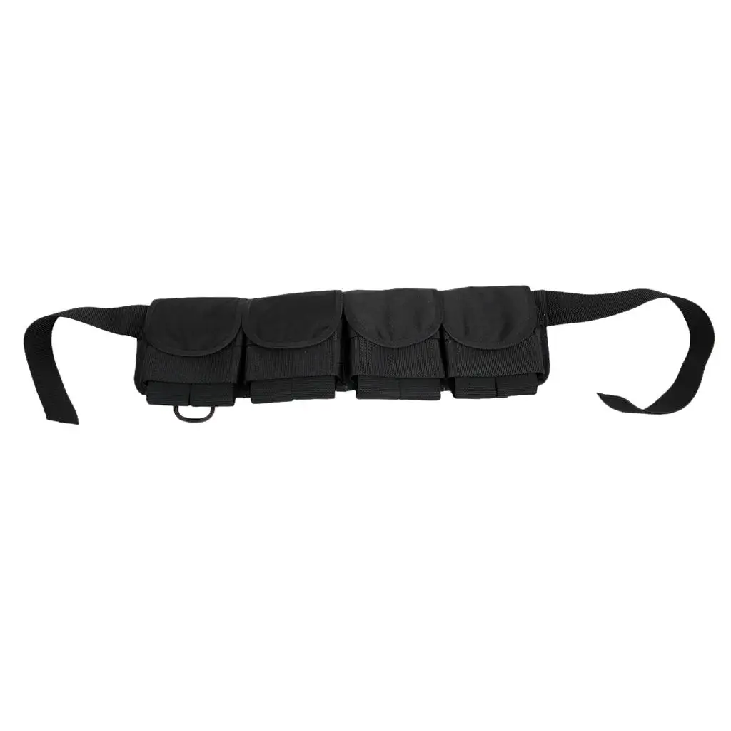 Nylon Diving Weight Belt Empty Weights Hold Pockets Pouch Bag Strap Webbing