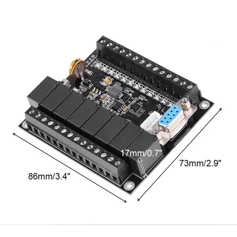 FX1N-20MR DC 24V PLC Regulator Industrial Control Board PLC Programmable Logic Controller