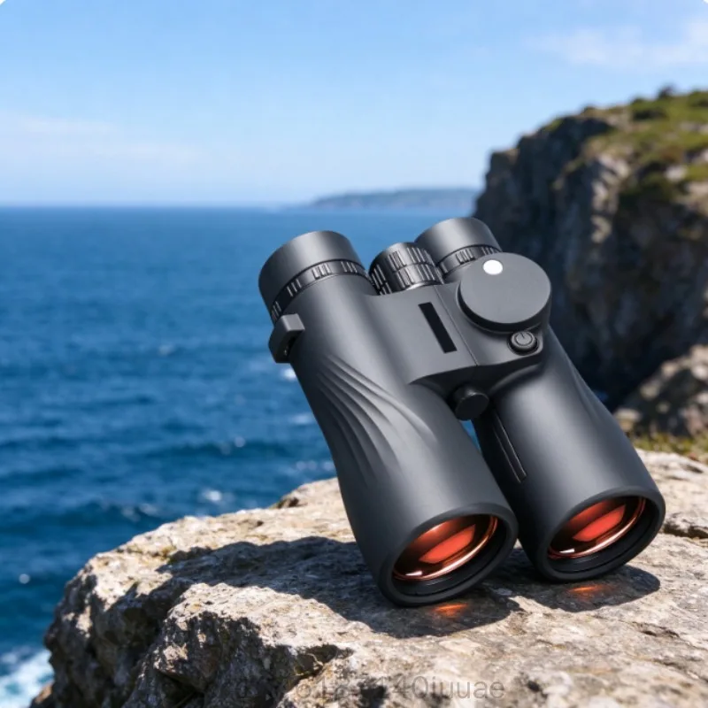 New 8X50ED Navigation Mirror with Compass, Level Gauge, Auto Focus, Nitrogen Charging, Waterproof Distance Measuring Telescope