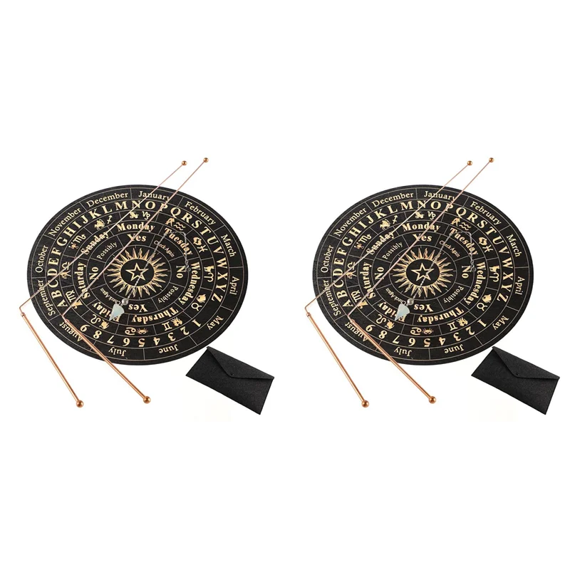 ABZC-Copper Dowsing Rods - 4PCS Divining Rods+Dowsing Pendulum + Divination Mat- Divining Water, Treasure, Buried Items Etc