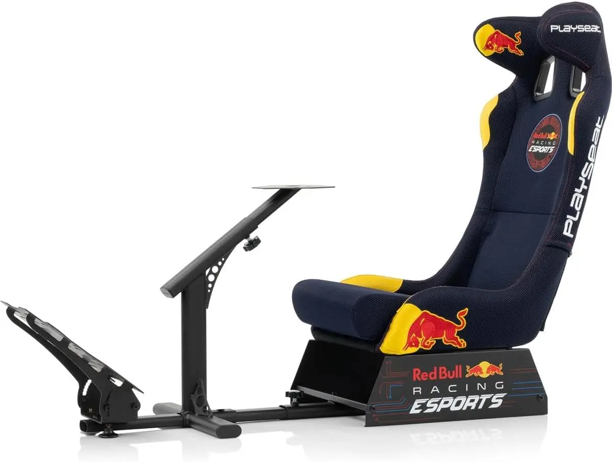 

Evolution Pro Sim Racing Cockpit Comfortable Racing Simulator Cockpit Compatible with all Steering Wheels