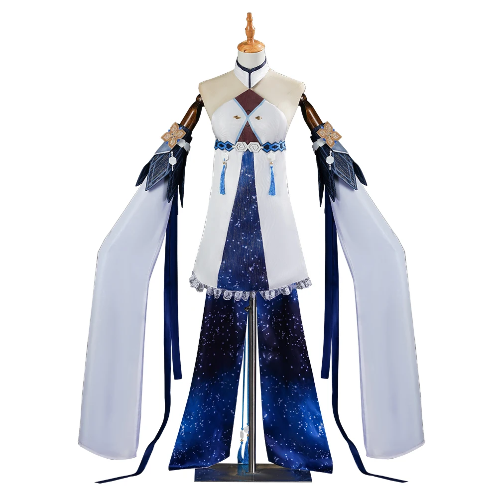 

Guizhong Cosplay Costume Full Set Genshin Impact Gui Zhong Cosplay Costume uniform outfit dress cosplay props