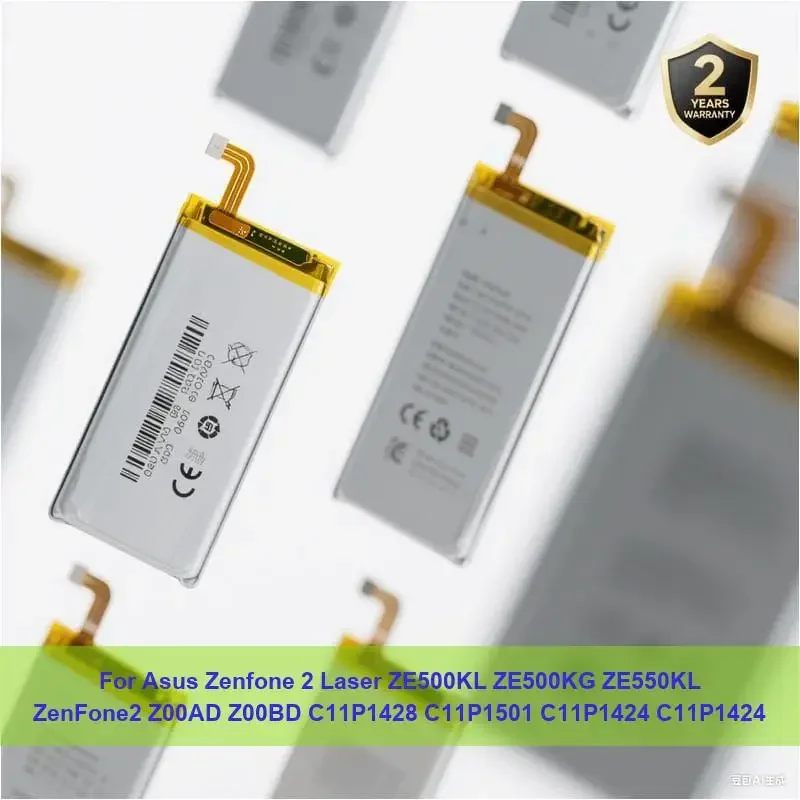 Аккумулятор для Asus Zenfone 2, лазерный ZE500KL ZE500KG ZE550KL ZenFone2 Z00AD Z00BD C11P1428 C11P1501 C11P1424 C11P1424