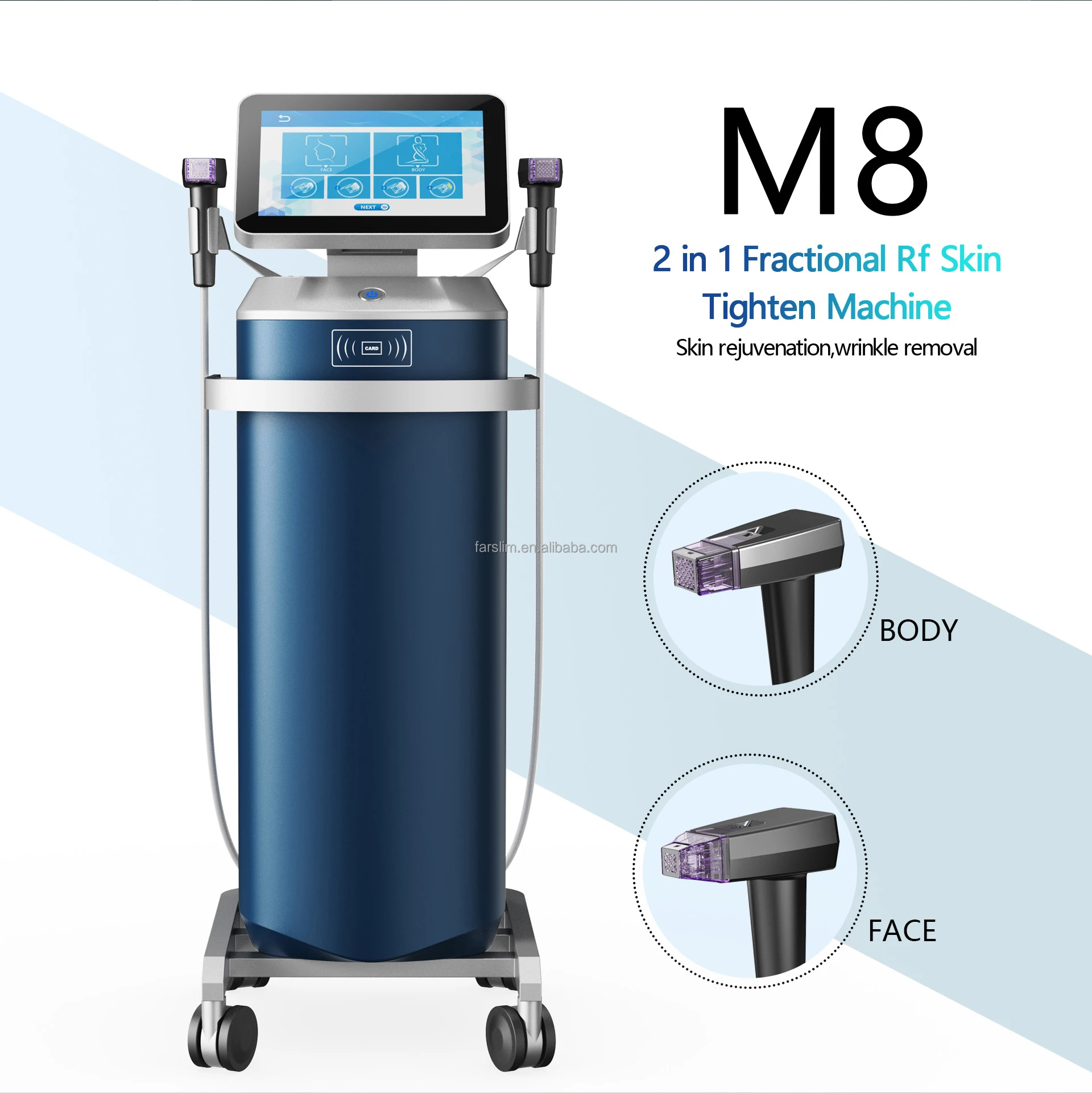 Morfeo 8 RF Fractional RF Microaghi Machine For Medical Beauty Acne Treatment Face Skin Tightening