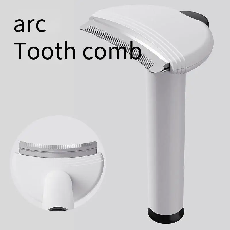 

Pet Comb, Cat Thin Comb, Dog Shaver, Hair Knife, Hair Removal Comb Can Tear Sticky Paper, and One Comb Is Dual-purpose.