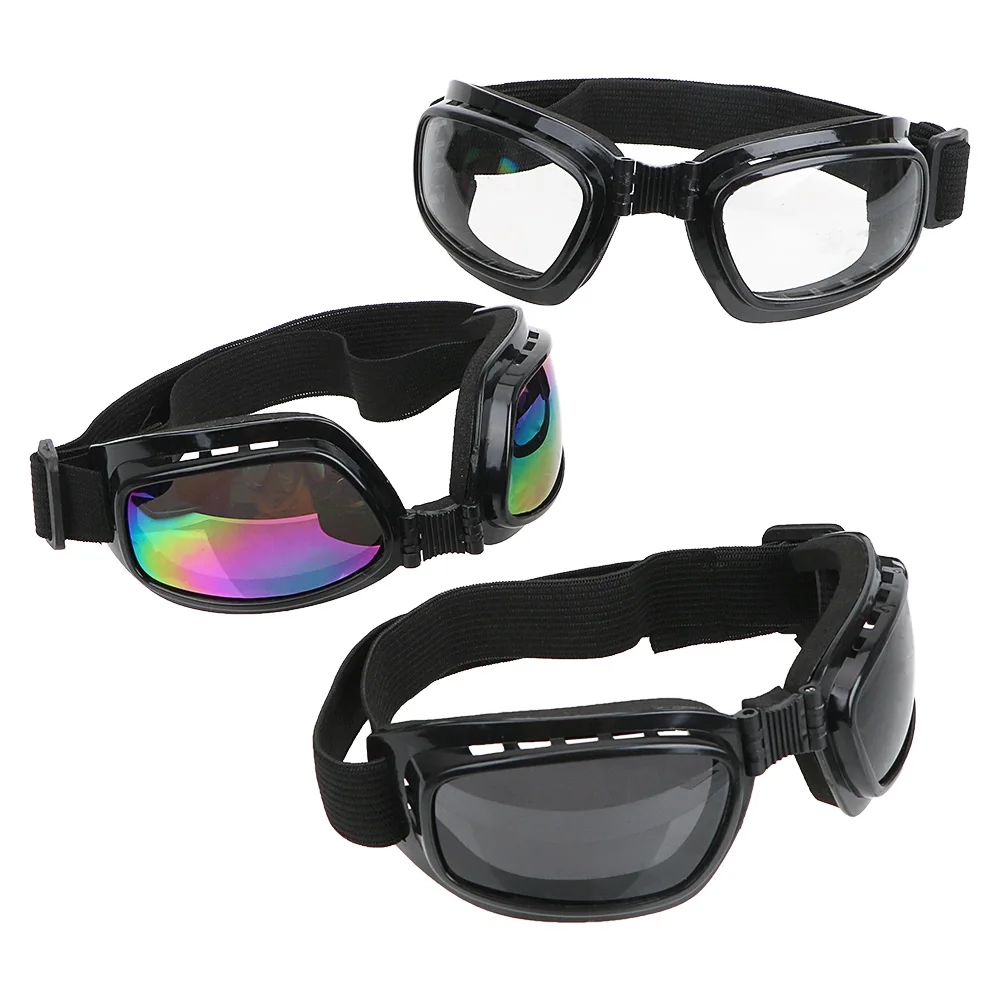 Gafas multifuncionales de 3 colores para motocicleta, gafas de sol antideslumbrantes para Motocross, gafas deportivas para esquí, protección UV a