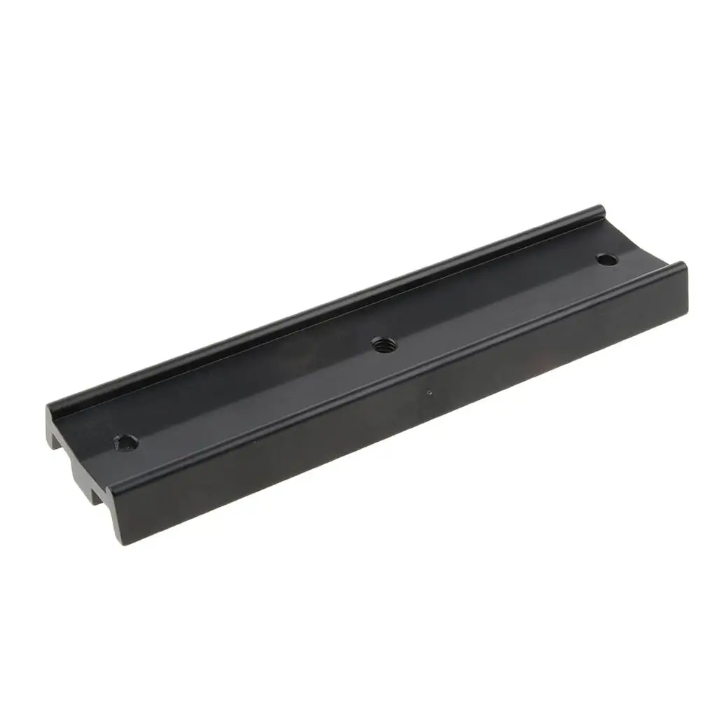 Metal Telescope Dovetail Mounting Plate for Equatorial Tripod Long Version - 170mm (Black)