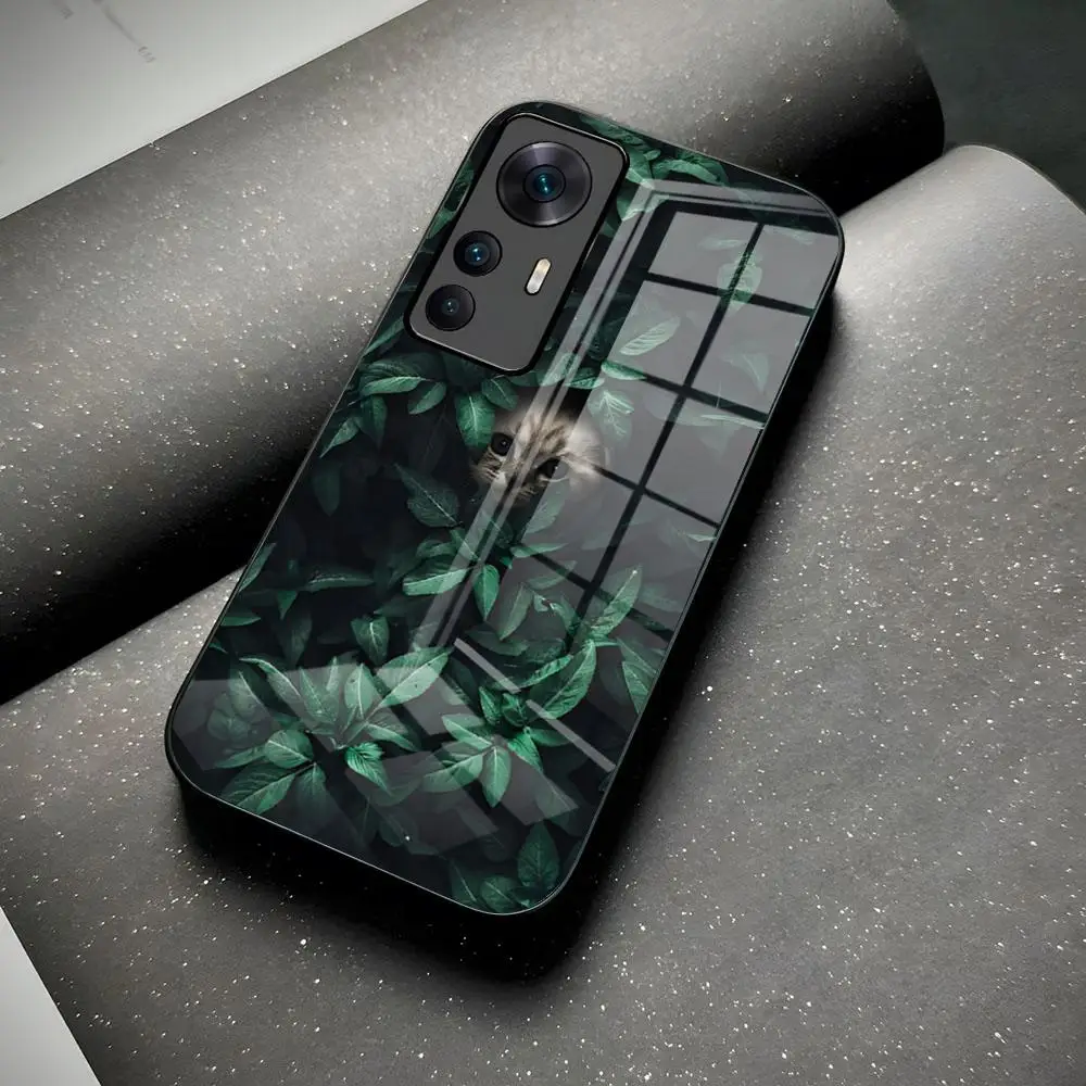 Cute Animal Cat For OPPO A 55 54 One Plus 8T 92s A93s A94 95 8 9 7 Pro FindX3 X5PRO RENO4 RENO7 Reno4se 5F 6Z Glass Cover