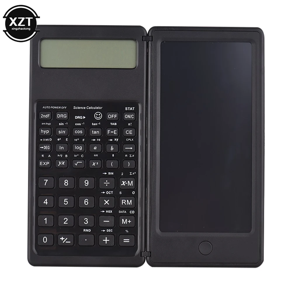 6.5 Inch Portable Calculator LCD Screen Writing Tablet Folding Scientific Calculator Tablet Digital Drawing Pad With Stylus Pen