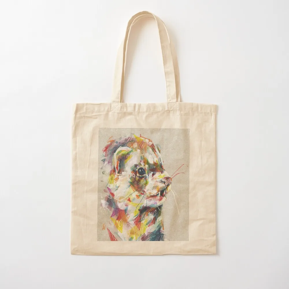 Ferret V Tote Bag tote bag university university shopper bag tote bags men canvas bags