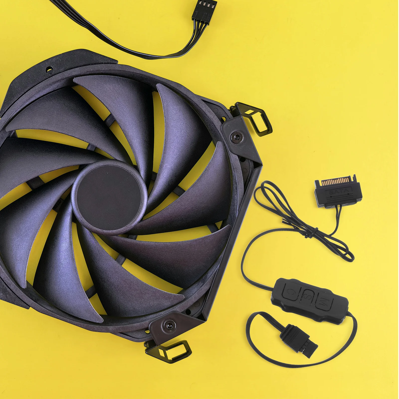 มินิ 5V 3-พิน อาร์จีบี คอนโทรลเลอร์สำหรับพีซี ควบคุมความเร็วพัดลม RGB ซิงค์แสงไฟ อุปกรณ์เสริมสำหรับเล่นเกม ประกอบเองสำหรับเดสก์ท็อป ขนาดกะทัดรัด ประสิทธิภาพสูง