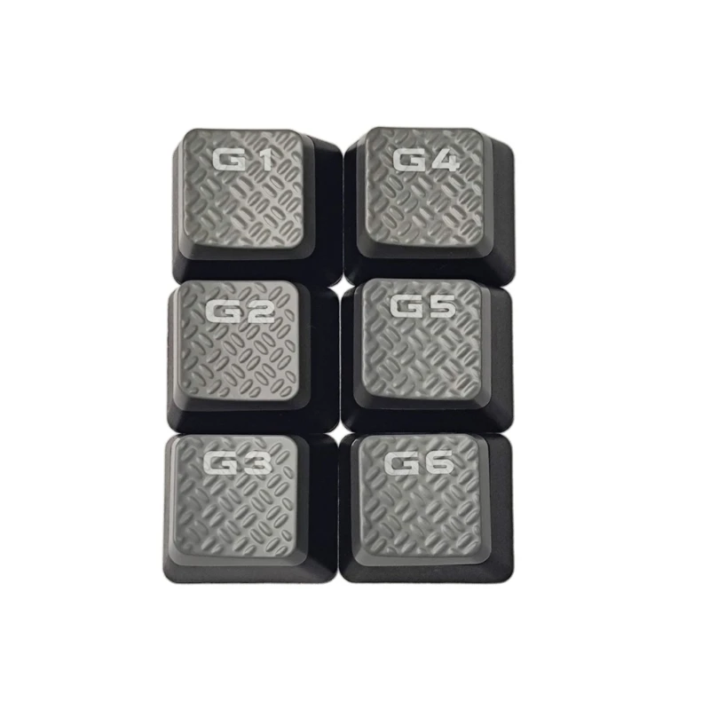 

6PCS G1/2/3/4/5/6 Gaming Keycaps Durable ABS Backlit Non Slip Key Cover for STRAFE K95 Keyboard Dropship