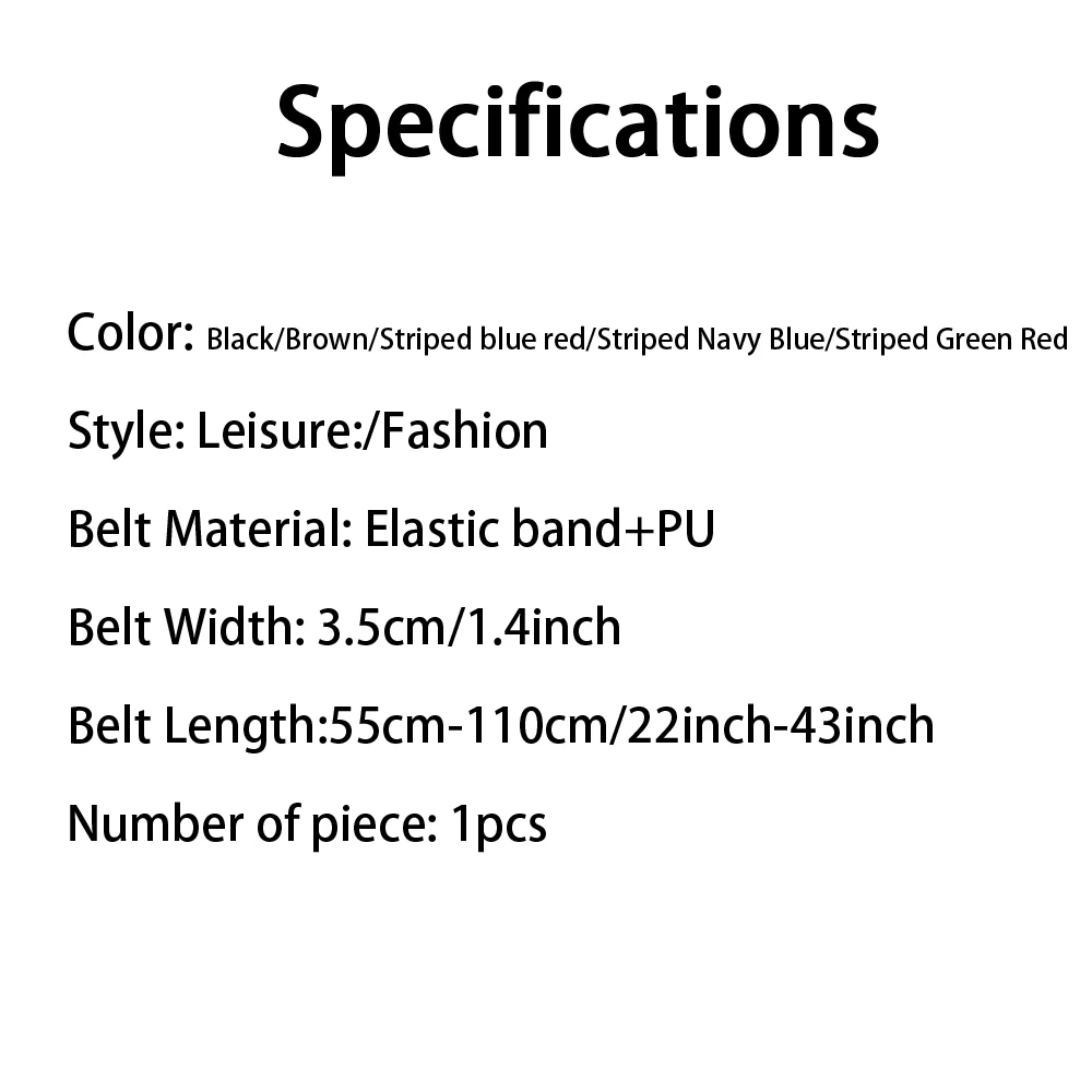Einfacher und modischer Damengürtel, elastisch, fauler Herrengürtel, gewebt, unsichtbar und nahtlos, Unisex-Jeansgürtel, längenverstellbar – Detail 1