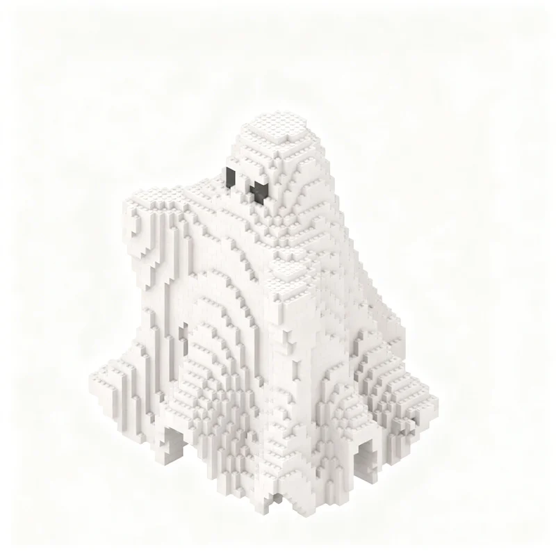2716pcs MOC Seasonal Halloween Halloween Ghost Model Toy Building Blocks Construction Christmas Gift Idea DIY Kids Assemble