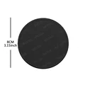 Round Black