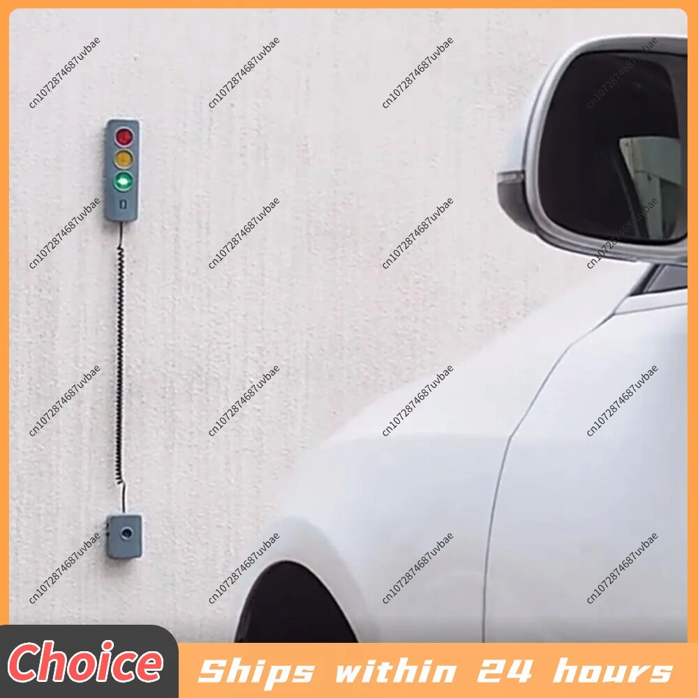 Garage Smart Parking Device with Three Colors Light Auto Parking System Anti Collision Parking Warning Alarm Battery Operated