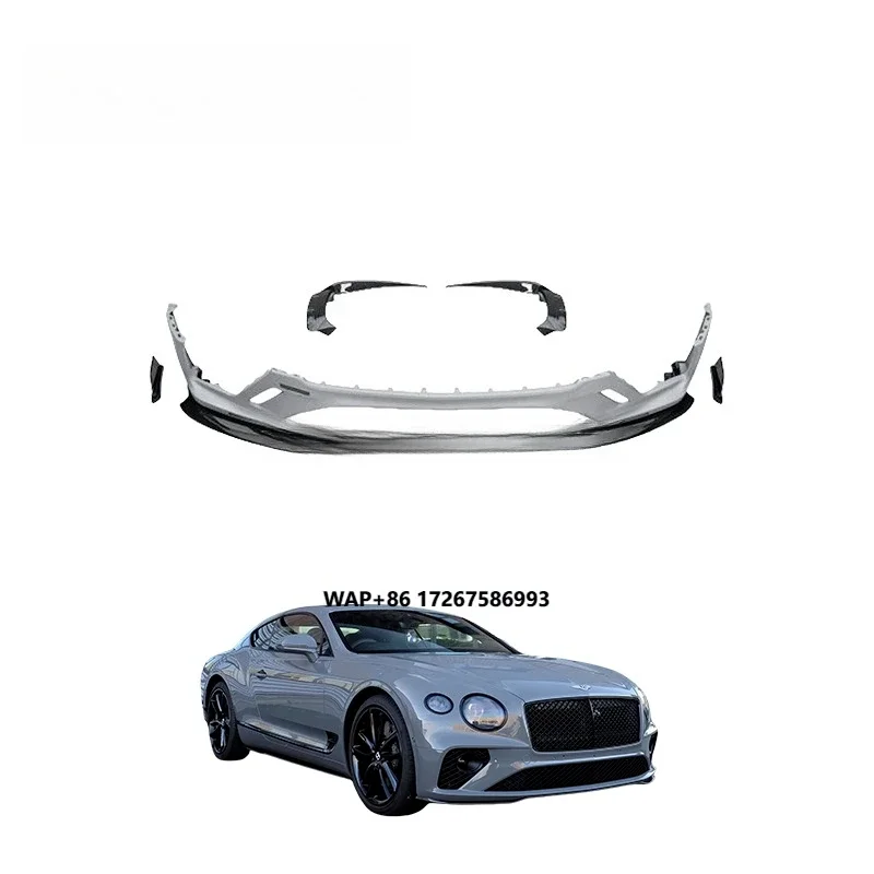 High Performance Fitment Full Dry Carbon Front Bumper With Front Lip M Style Body Kits for Continental GT /GTC 2019-2023
