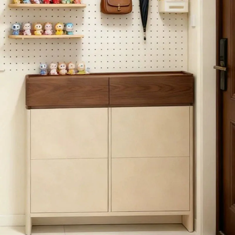 Ultra Thin Vertical Shoe Cabinet Organizer Modern Entrance Hall Storage Shoe Shelf Designer Cupboard Muebles Home Furniture
