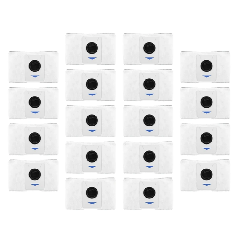 18 ชิ้นถุงเก็บฝุ่นอุปกรณ์เสริมสําหรับ Ecovacs Deebot T10 TURBO X1omni/Turbo X1S PRO/ T10S PRO / T20 PRO MAX