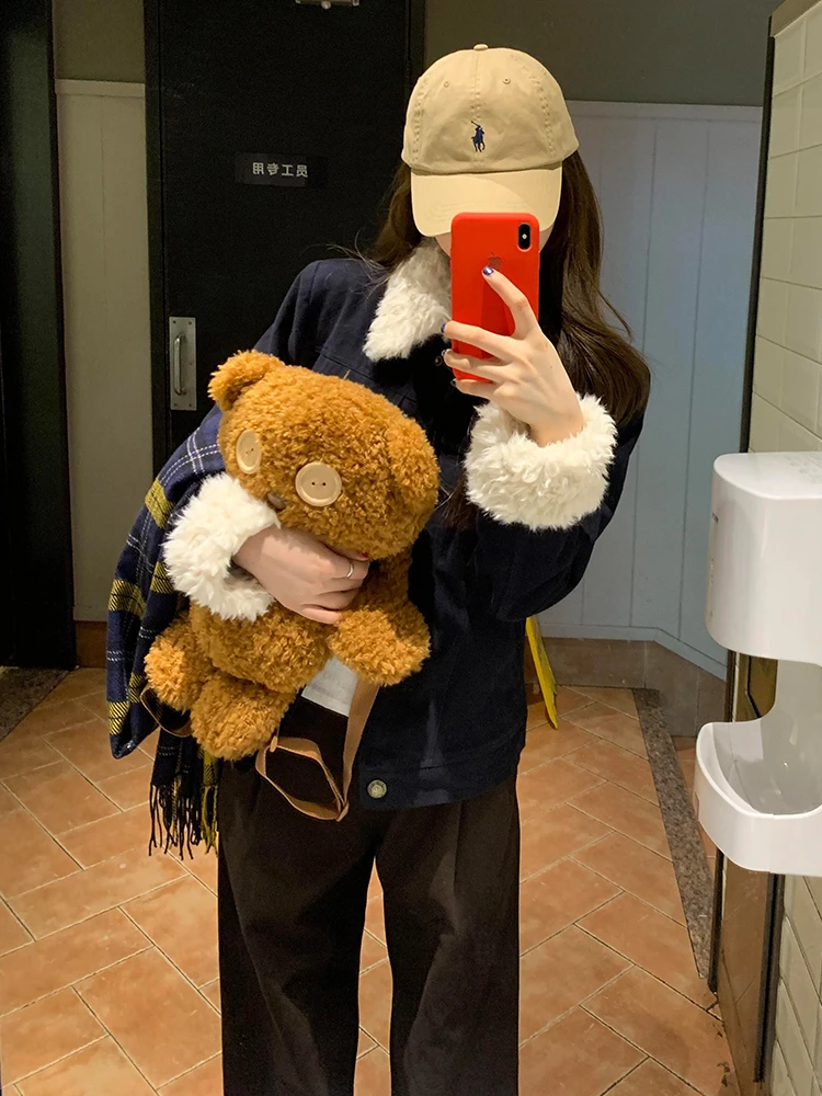 

Lamb Wool Jacket Woman Natural Long Christmas Holiday Festival Celebration Winter Party Family Gathering Event Special Occasion