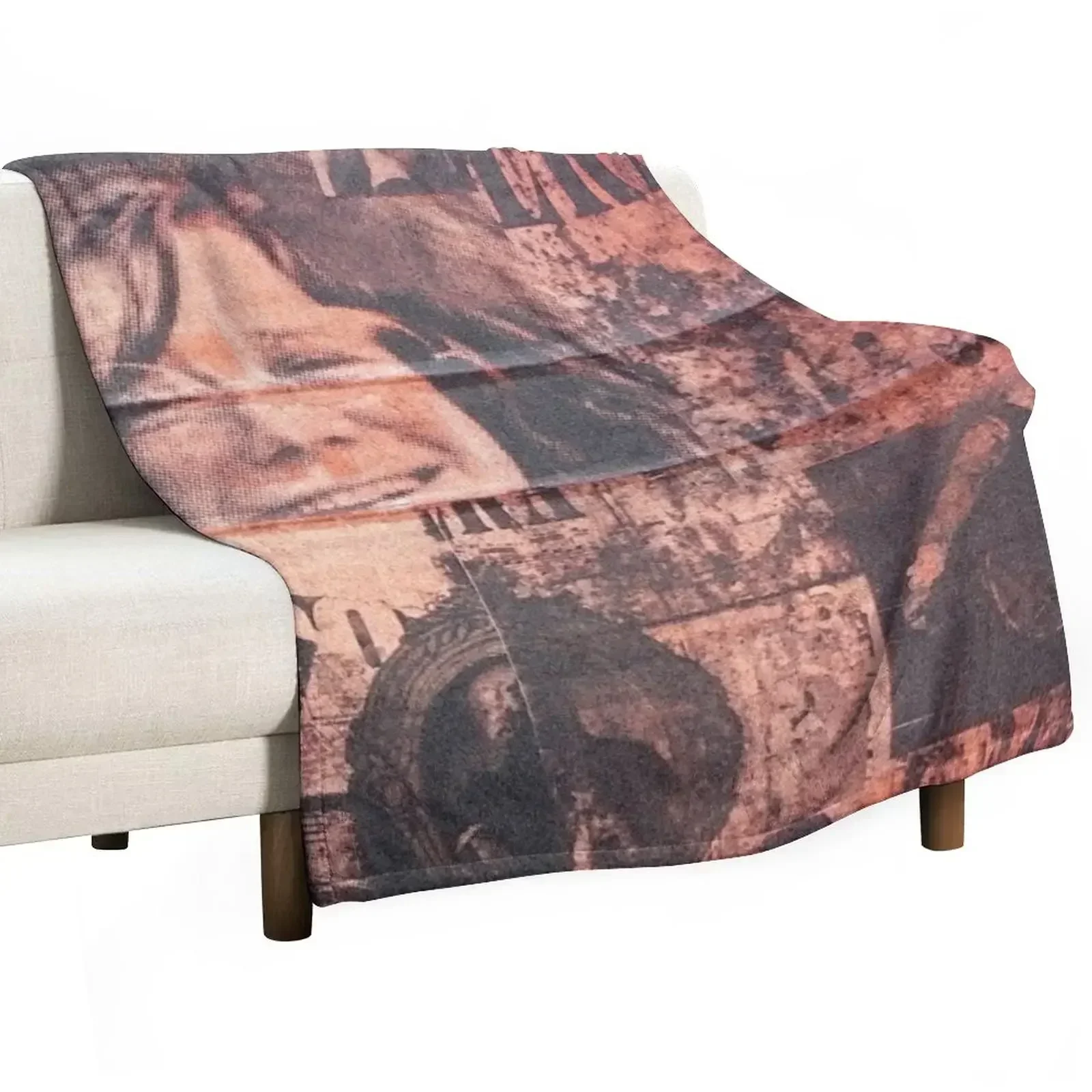 

New Red Vintage Wall with Janis Joplin Throw Blanket For Baby Vintage Decorative Sofas for babies Blankets