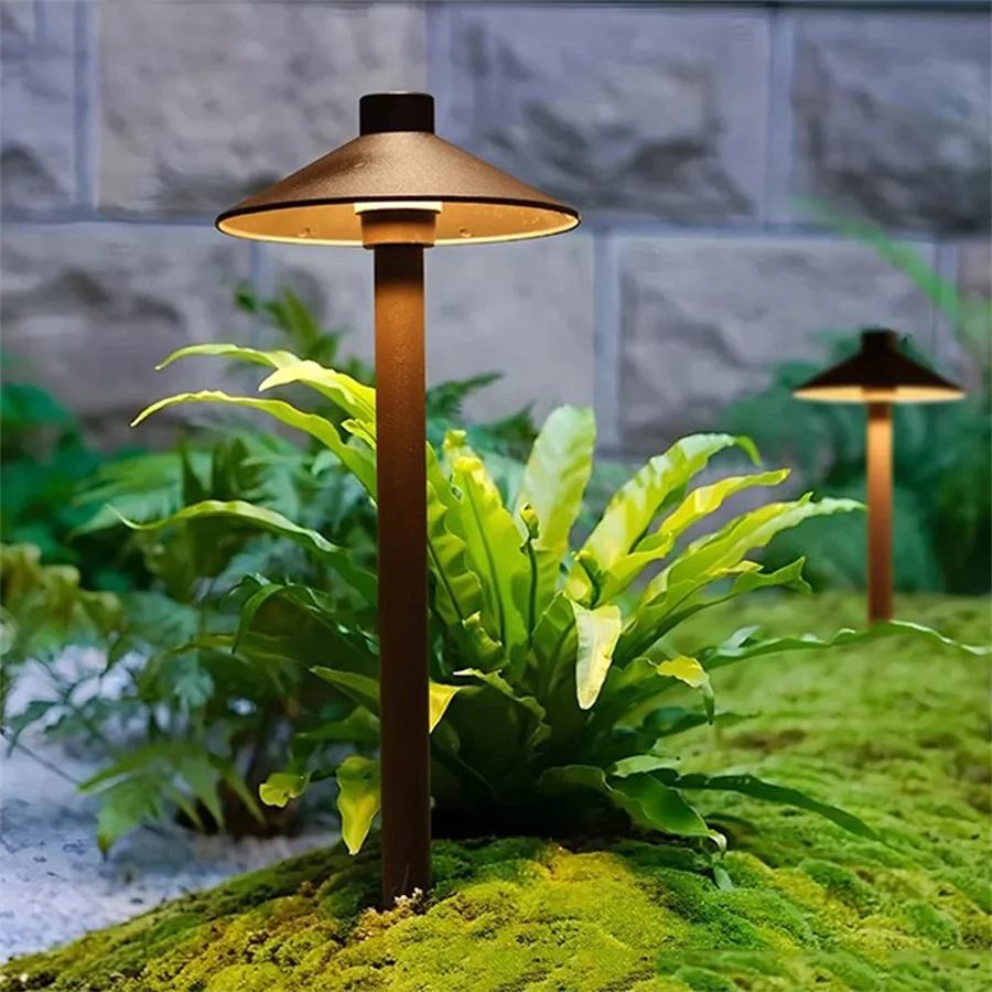 

Outdoor Mushroom LED Landscape Path Light Villa Garden Mushroom Insert Ground Lawn Lamp Waterproof Bollard Light 220V 110V 24V