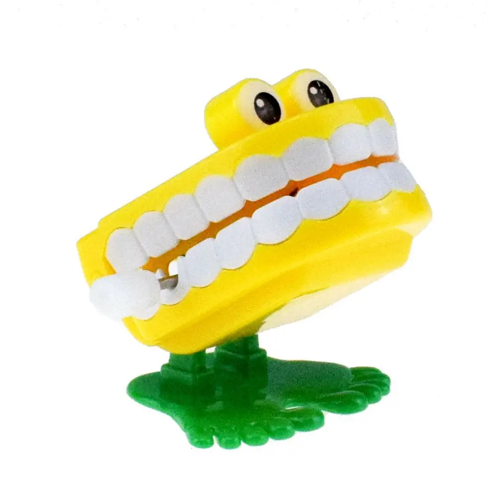 Jump Teeth Clockwork Toy Gift Tooth Mold Tooth Doll Jumping Teeth Halloween Christmas Toy Dental Gift Toy Cute Toy Kids Gifts