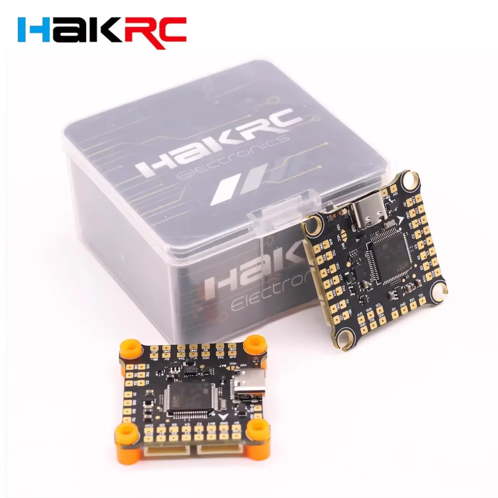 

Контроллер полета HAKRC F405 V2 F4 ICM42688 Dual BEC 5 V 3A / 9V 2.5A Betaflight STM32F405RGT6 3-6S для гоночного дрона RC FPV