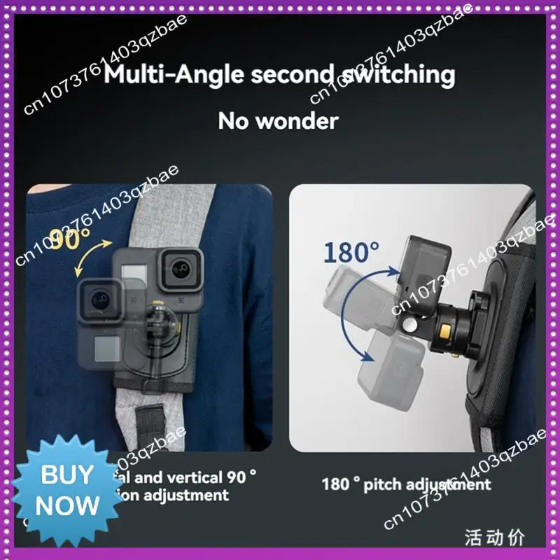 Hot Ltem Magnetic Quick Release Backpack Shoulder Strap Mount Bag Belt Shoulder Strap Clip Holder For Gopro Osmo Action