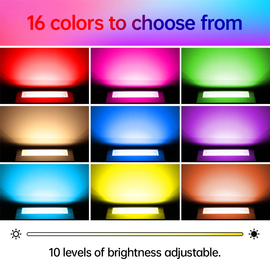Lampu Sorot LED RGB 30W 50W 80 - Outdoor Lighting Uk ulasan dan harga