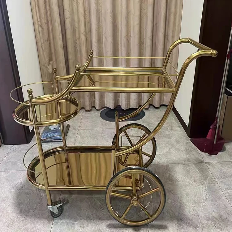 Industrial Rolling Cart Perfect For Industrial Bar Serving Carts, Kitchen Cart Home, Home Bar Serving Cart