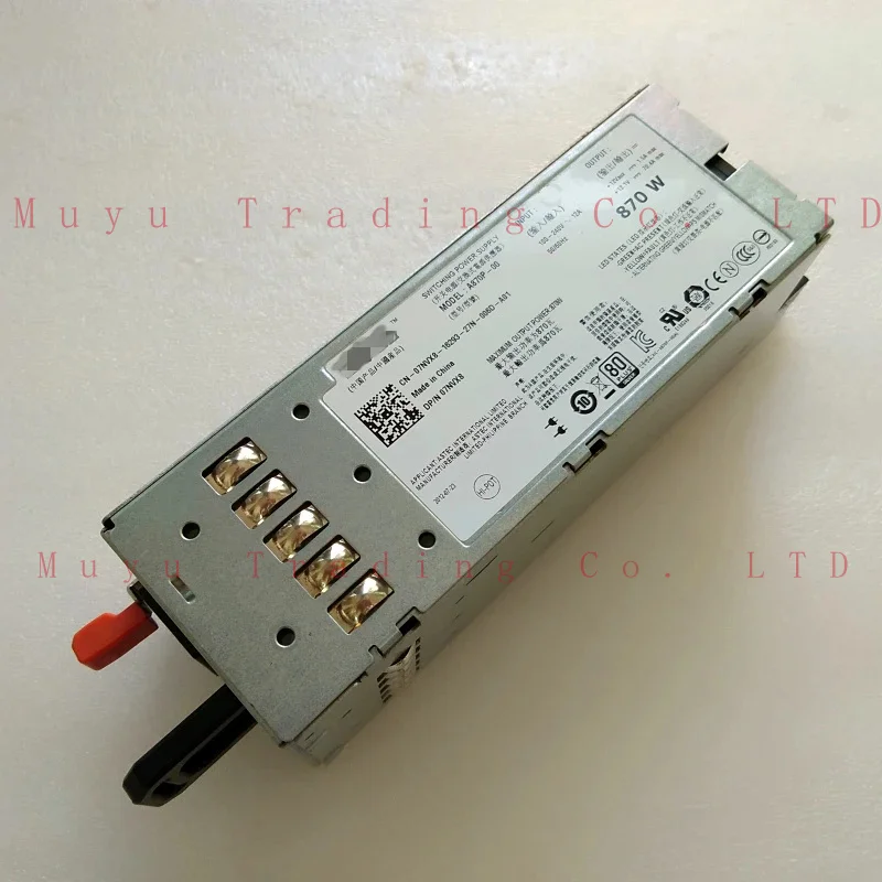 Nieuwe Originele Psu Voor Dell Poweredge T610 R710 870W Schakelende Voeding N870P-S0 A870P-00 Yfg1c 7nvx8 NPS-885AB Een