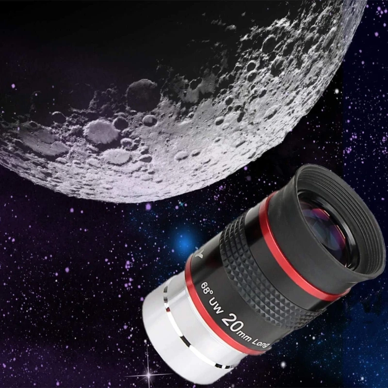 Eyepiece 1.25Inch 6/9m/15/20mm Astronomical Monocular Eyepiece UltraWideAngle Planetary Eyepiece 68 Degree