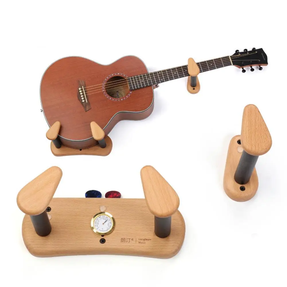 

NEW Guitar Hanger Hook Wall Mount Holder Anti-slip Display Stand Split Type Bracket Accessories (without Picks)