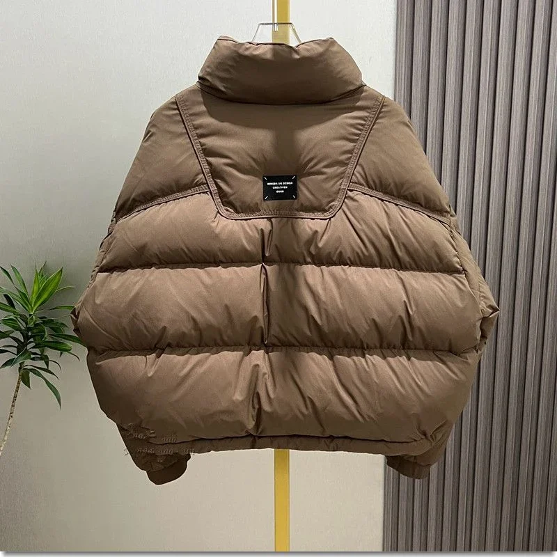 Chaqueta acolchada de algodón con capucha para mujer, abrigo corto ajustado, ropa de abrigo gruesa, Parka cálida, otoño e invierno, 2024